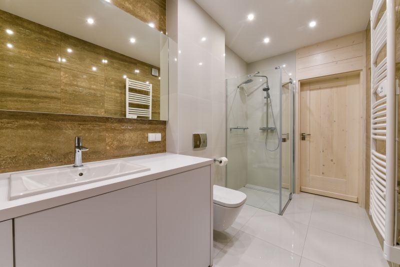 Contemporary Bathroom with Minimalist Fixtures